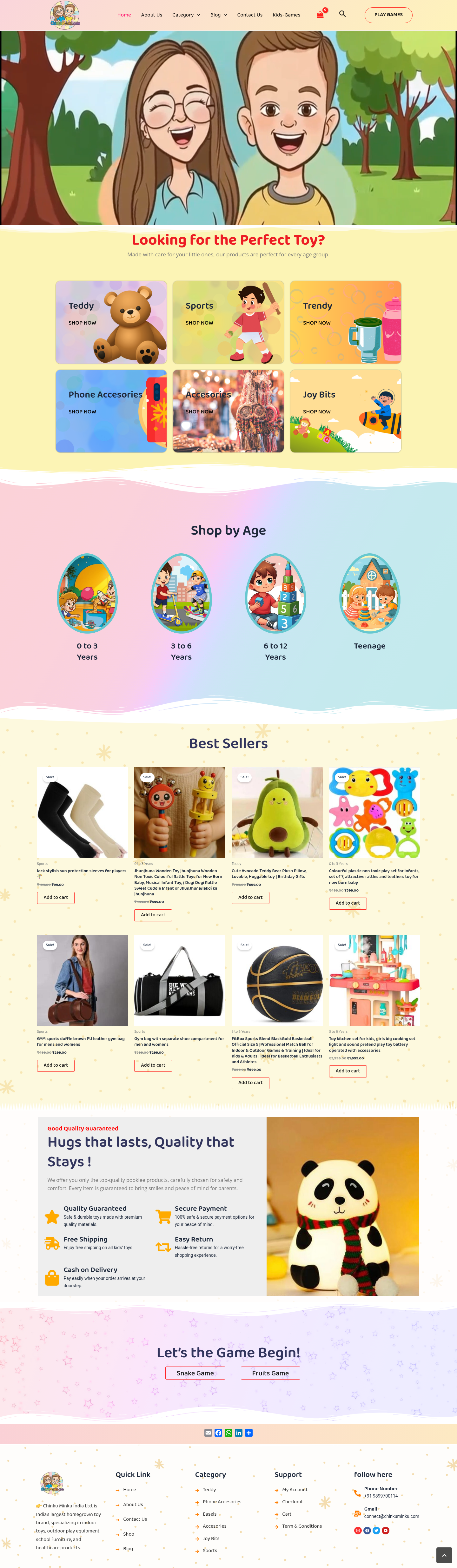 Chinku Minku Website