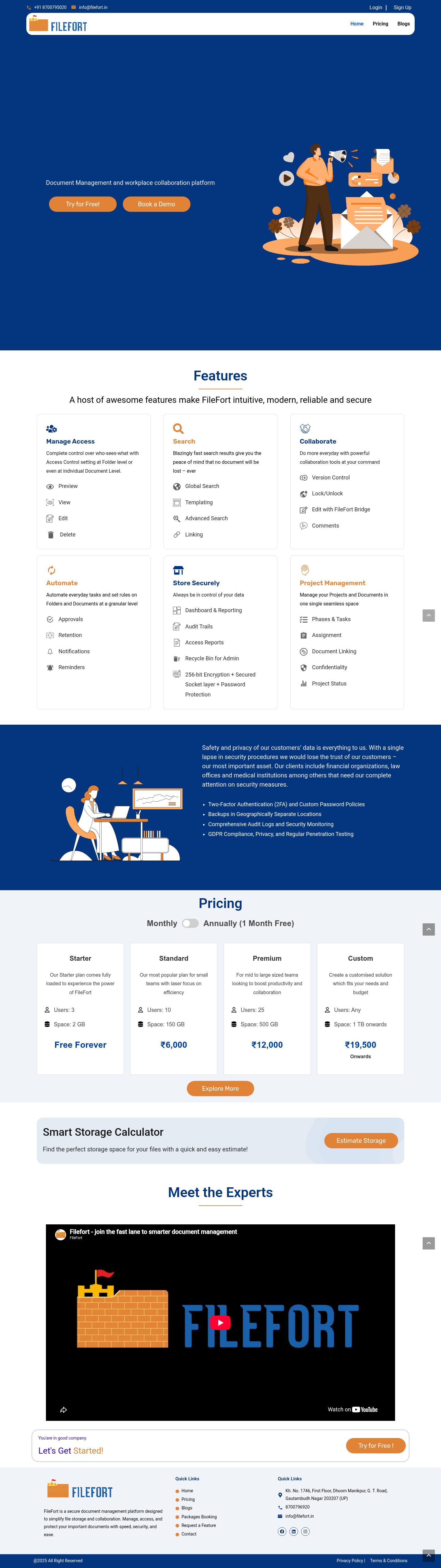 FileFort Website